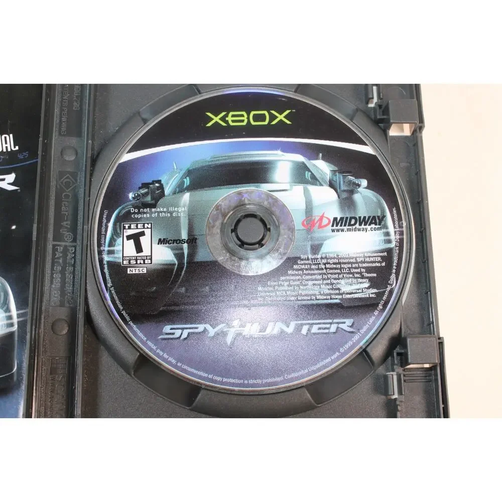 SpyHunter (Microsoft Xbox, 2002) Authentic, game, manual, box, tested
